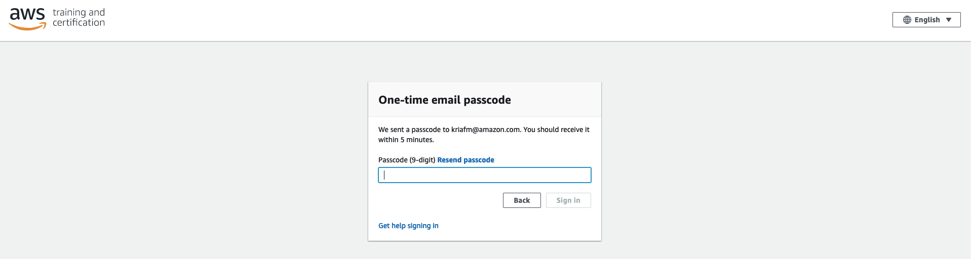 Workshop Studio login otp